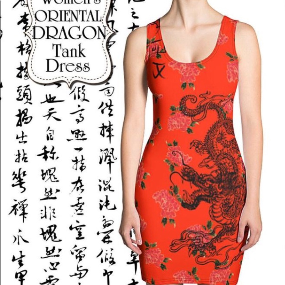 RED Sexy Tank Dress
